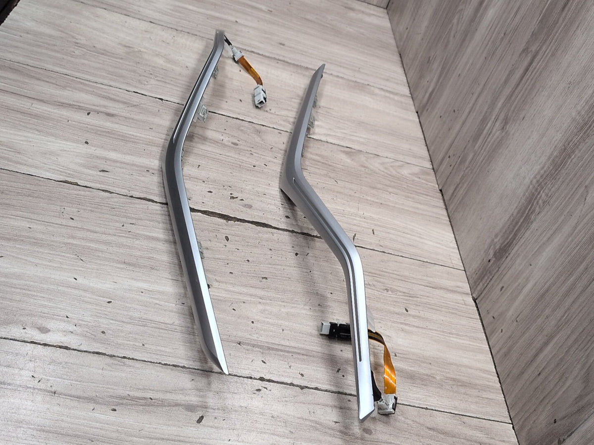 OEM BMW G20 Front Left Right Interior Door Panel Trim w/ Ambient Lighting SET