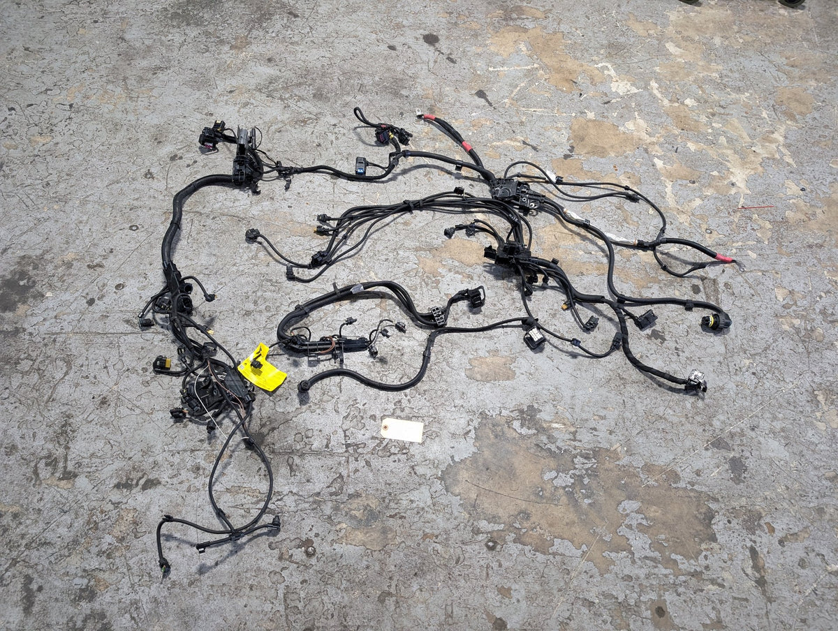 2017-2023 BMW G30 530i B46B20O0 Engine Motor Transmission Wiring Wire Harness SET 8642929