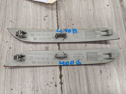 OEM BMW F01 F02 Rear Left Right Bumper Reflector Marker PAIR