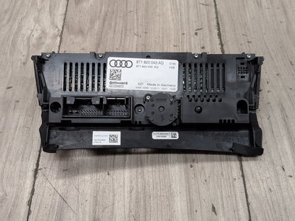 2008-2017 Audi S5 8T Front AC Heater Climate Control Switch 8t1820043aq OEM