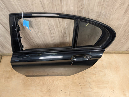 16-19 OEM BMW G11 750i xDrive SWB Rear Left Driver Door Shell Panel Black 475