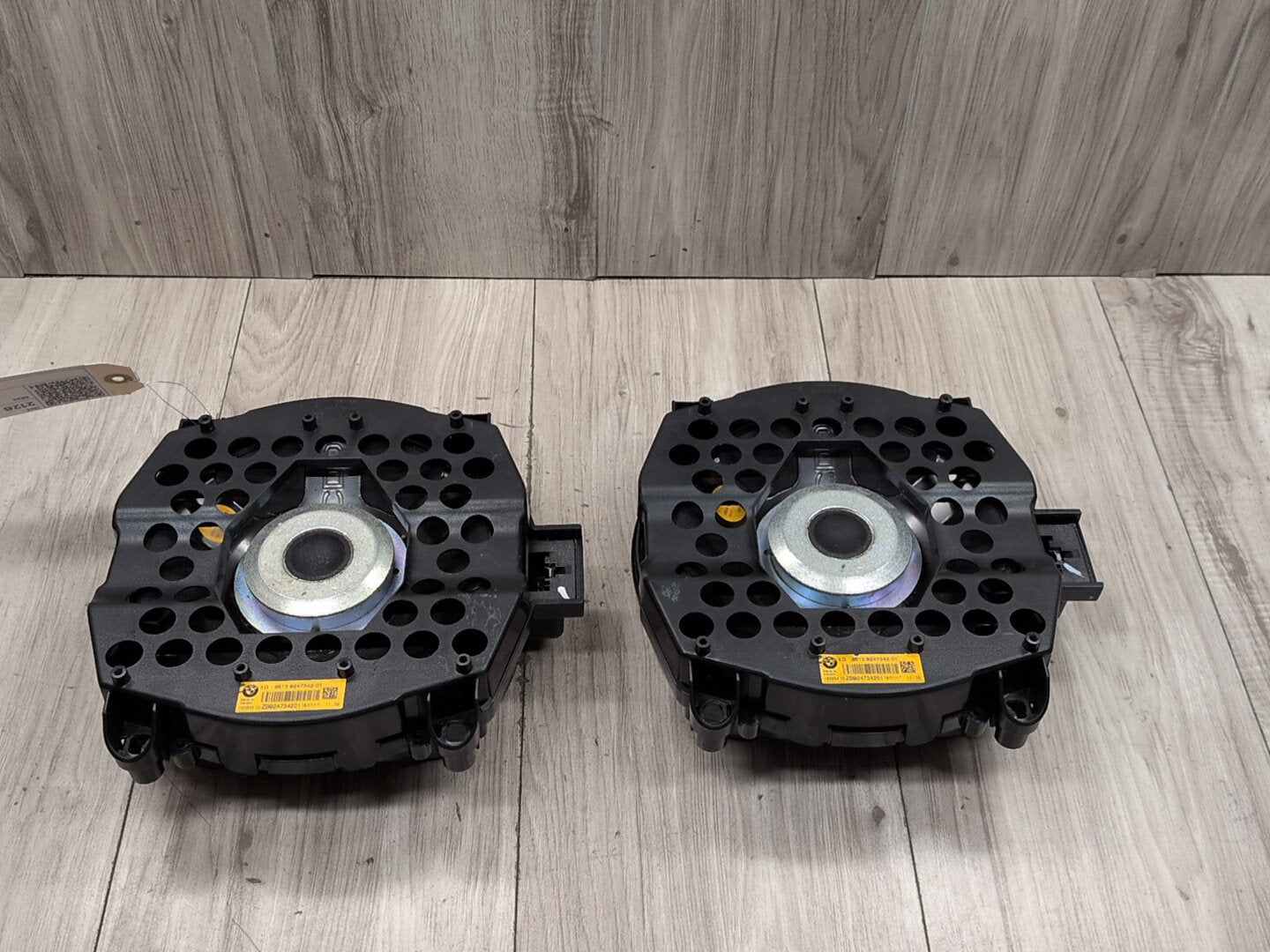 2014 - 2018 BMW X5 F85 Left Right Seat Speaker Subwoofer SET 9247342 S63B44T2