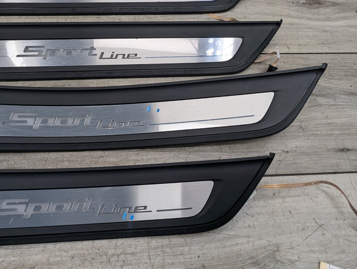 2017-2023 BMW 530i G30 Front Rear Left Right Scuff Plate Door Sill SPORT SET 7405774