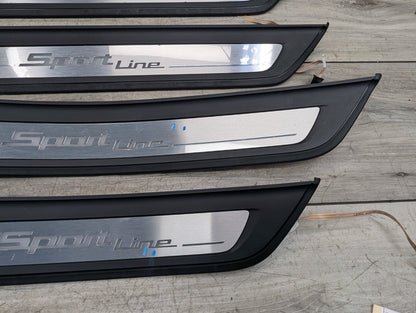 2017-2023 BMW 530i G30 Front Rear Left Right Scuff Plate Door Sill SPORT SET 7405774
