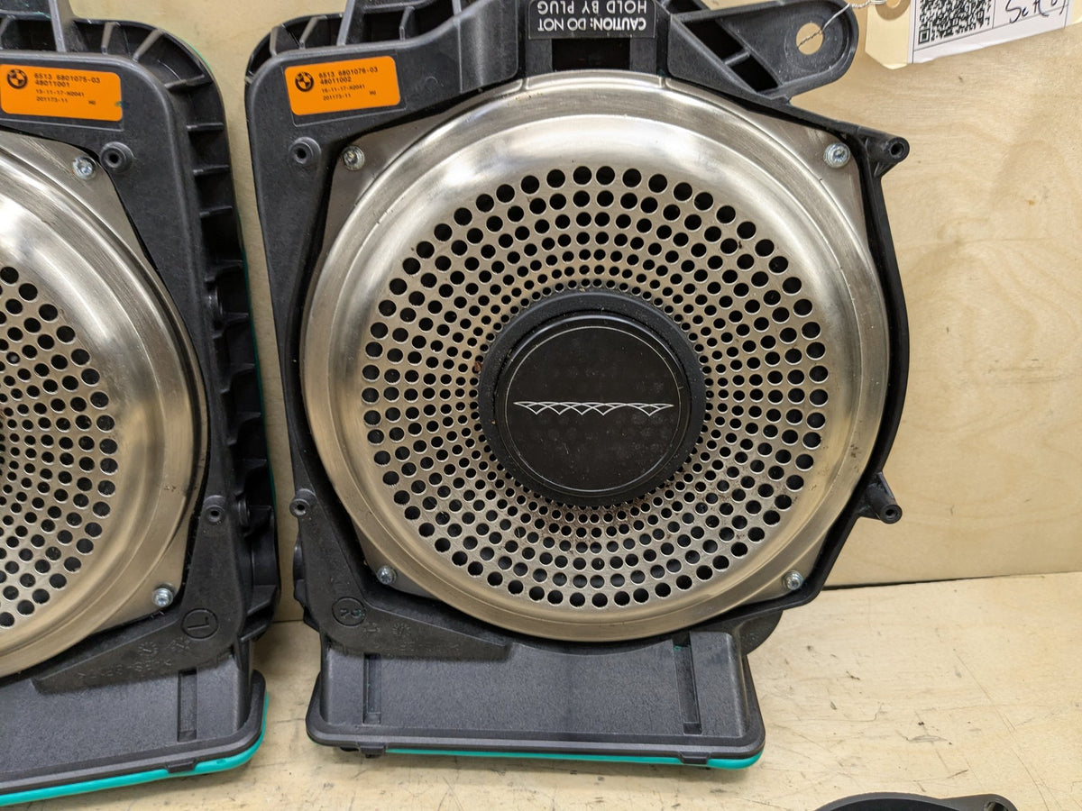 16-19 OEM BMW G30 G12 F90 Front Left Sub Subwoofer Audio Speaker Harman Kardon
