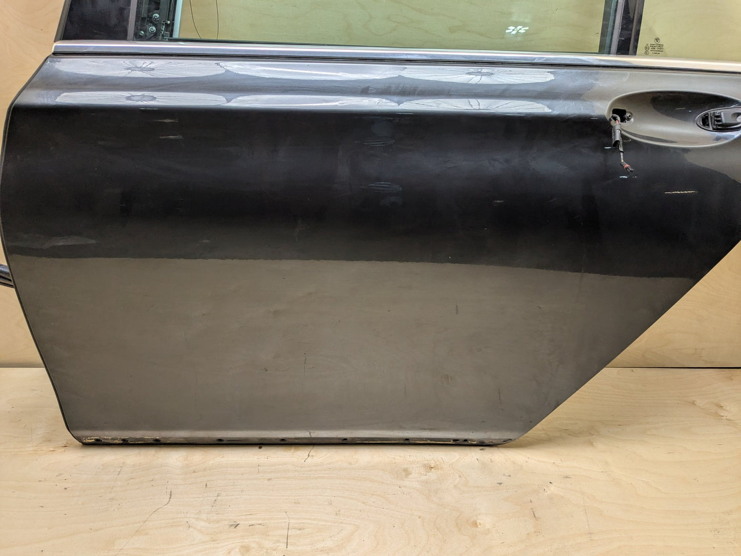 OEM BMW G11 G12 740 750 Rear Left Driver Aluminum Door Shell Panel Gray