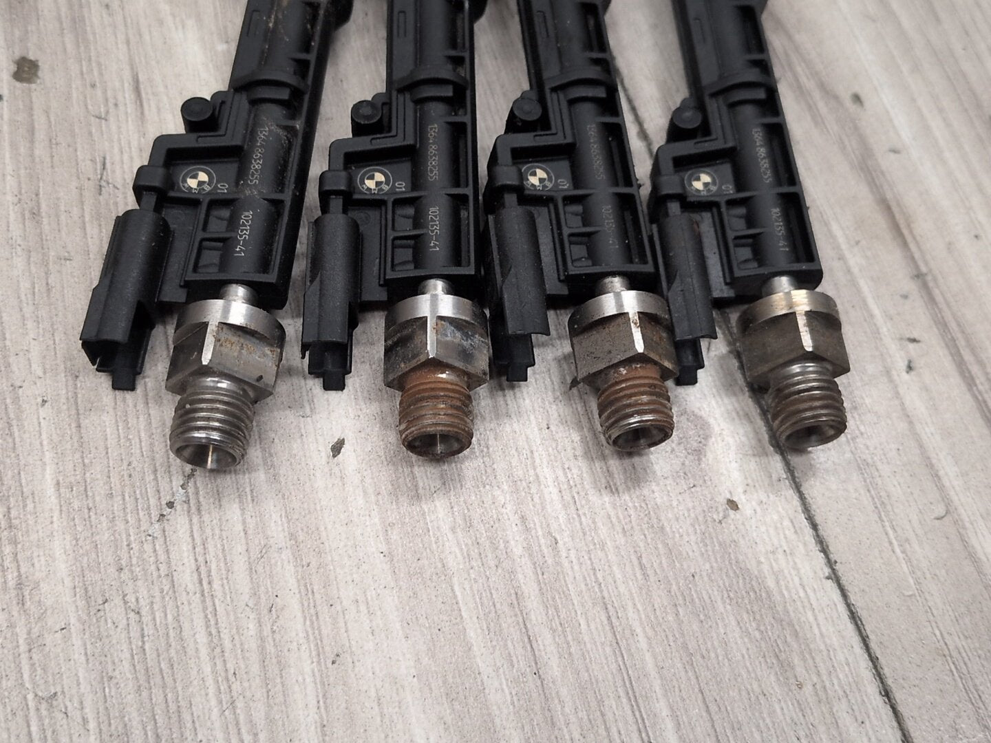 2016-2022 BMW G12 750i N63B44O2 Engine Motor Injector SET 8638255