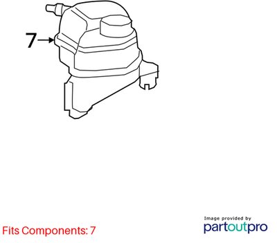 OEM BMW G20 G22 G23 G26 G42 Engine Coolant Expansion Overflow Tank Reservoir SET