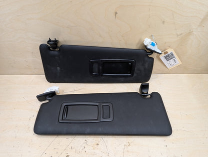 OEM BMW F30 F31 F32 F36 F80 F82 M3 M4 Left Right Interior Sun Visor PAIR Black