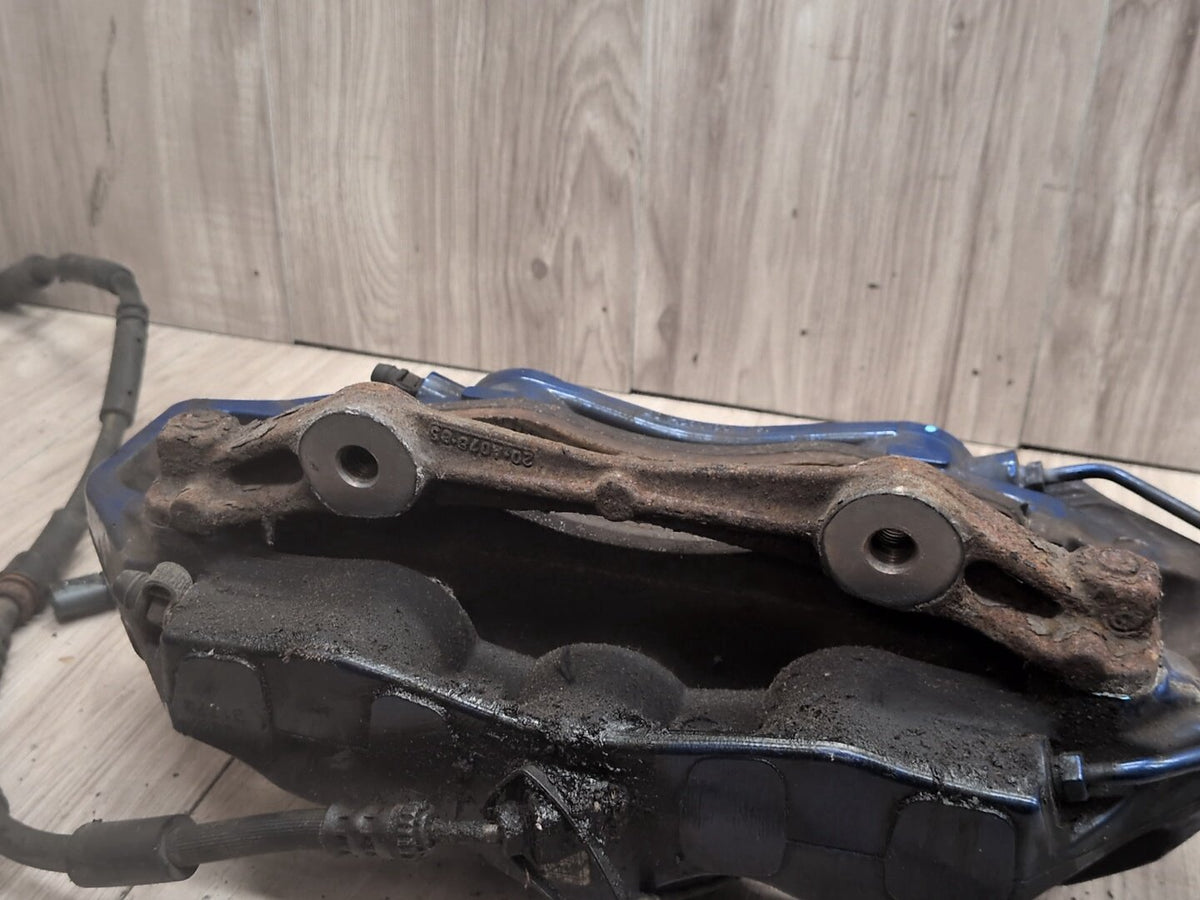 15-19 OEM BMW F85 X5M F86 X6M Front Brake Calipers SET BREMBO Blue