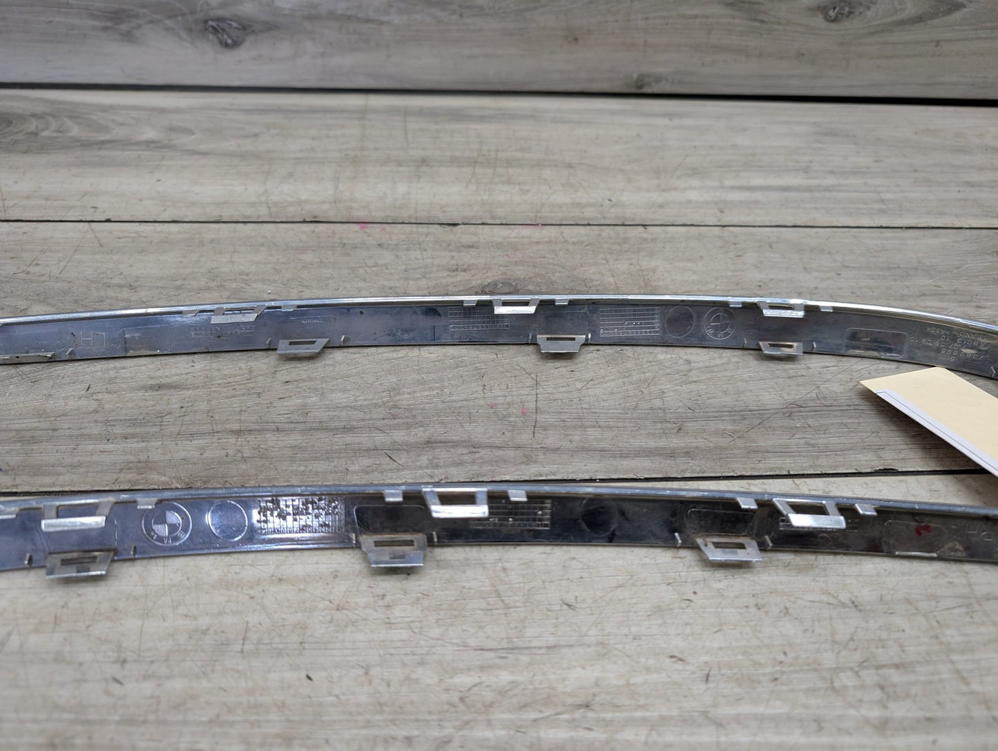 2016-2019 OEM BMW 750Li G12 Front Bumper Cover Lower Left Right Molding Trim SET