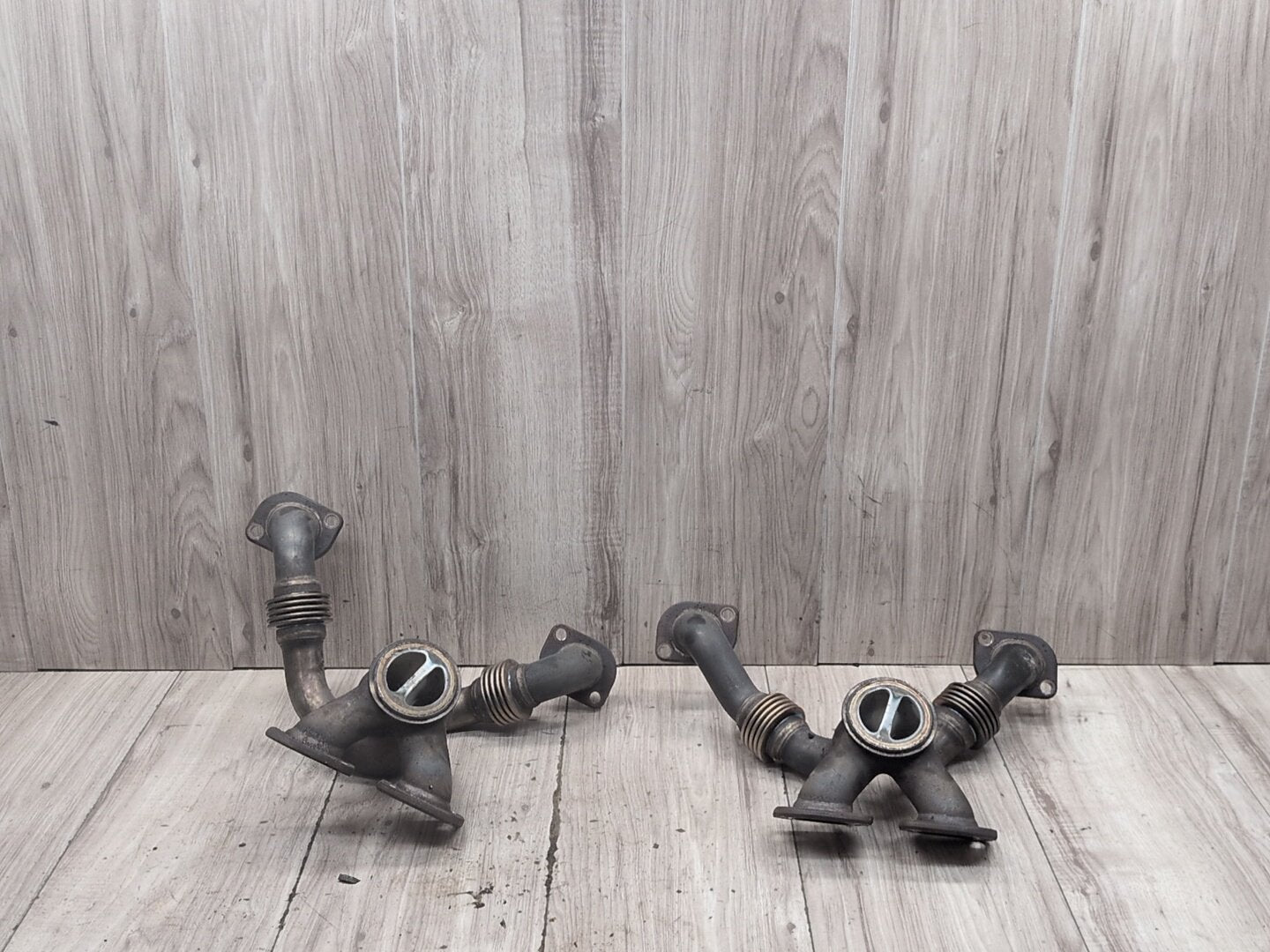OEM BMW F06 F10 F85 F90 F95 X5M X6M M5 M6 Left Right Turbo Exhaust Manifold SET