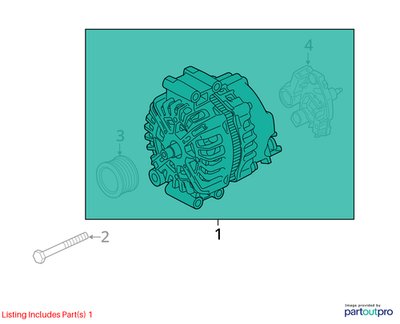 16-23 OEM BMW F16 G05 G07 G12 G16 G30 M550 Engine N63 Alternator Generator 250A