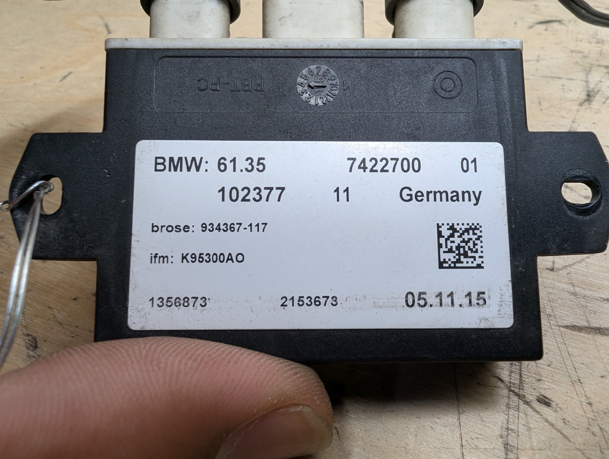 2010-2017 BMW 535i GT xDrive F07 Rear Smart Opener Sensor Module W/ Harness & Strap SET 7391043 OEM
