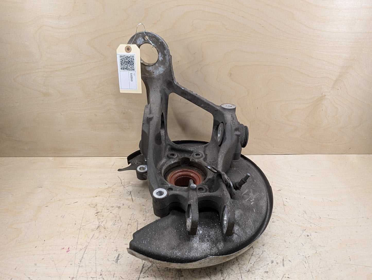 2011-2017 Audi RS5 8T Rear Left Driver Spindle Knuckle w/ Bearing 8K0505431AS OEM