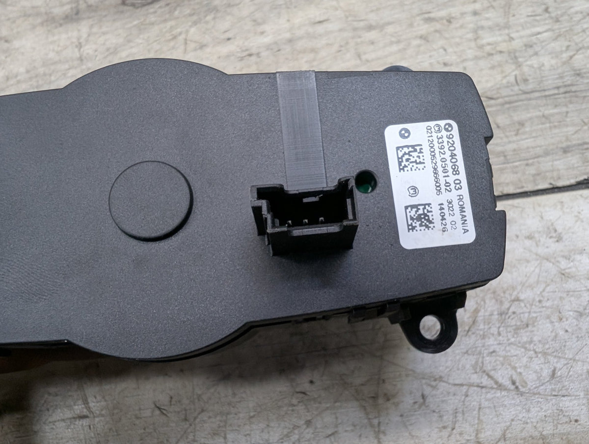 10-19 OEM BMW F10 F13 F02 Headlight Switch Control Panel Light Module BLACK