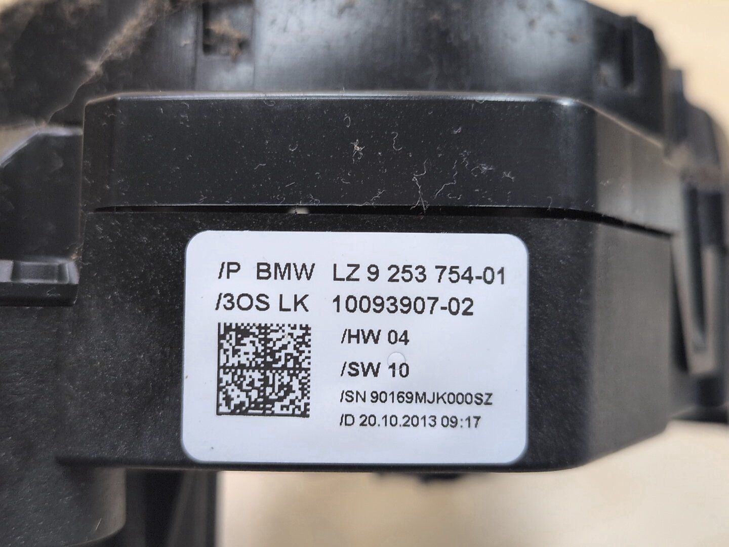 2011-2016 BMW X3 F25 Steering Wheel Sensor Clockspring 9253754