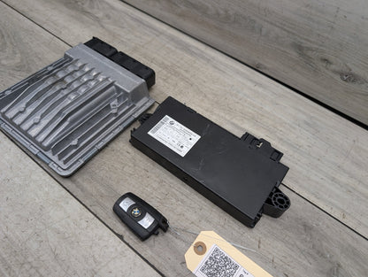 OEM BMW E90 E92 E93 328 N52 Engine ECU DME Computer w/ Cas & Key SET MSV80