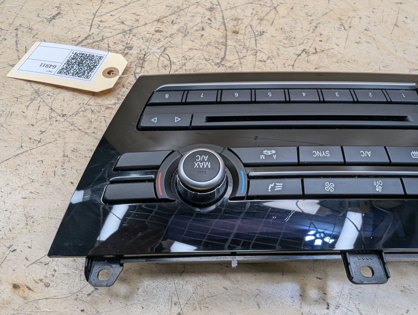 2011-2016 BMW X3 F25 Front AC Heater Climate Control Switch 9378828