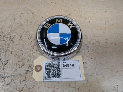 11-17 OEM BMW F25 X3 Rear Liftgate Trunk Lid Round Emblem Genuine