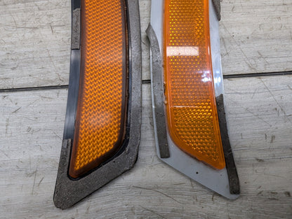 2011-2016 BMW 535i F10 Front Left Right Bumper Reflectors SET 20200122