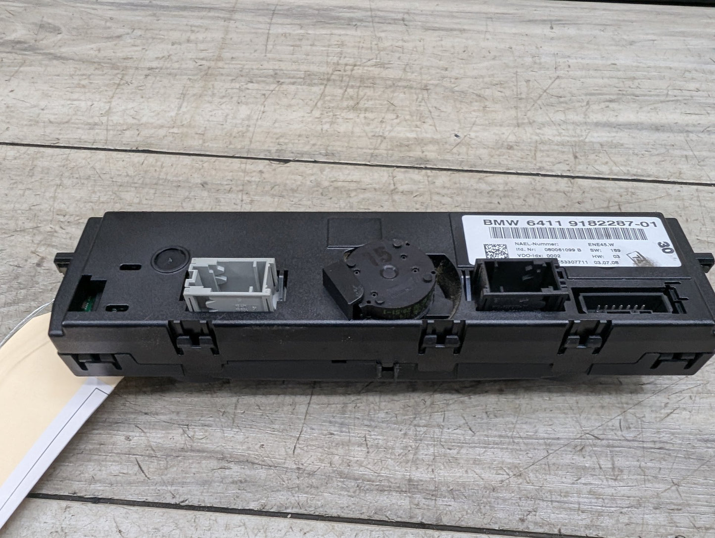 06-11 OEM BMW E90 E92 E93 M3 AC A/C Heater Climate Control Switch Panel Trim