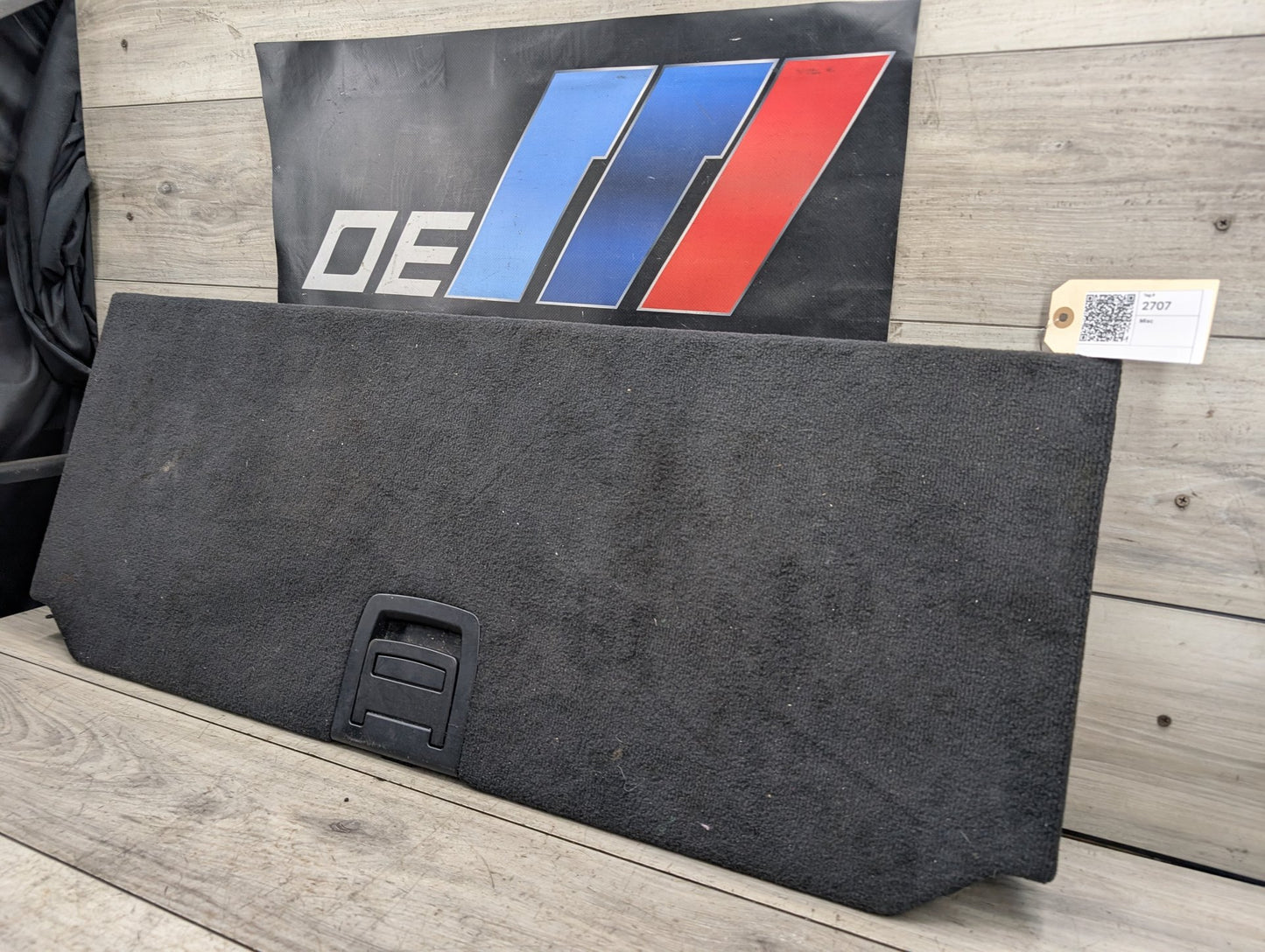 14-18 OEM BMW F15 F85 X5 X5M Rear Trunk Floor Mat Carpet Cargo Cover Black