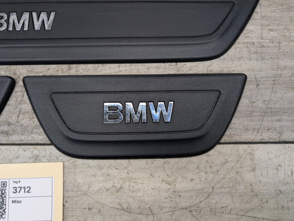 2011 - 2017 BMW X3 F25 Front Rear Left Right Scuff Plate Door Sill SET 7205811 N20B20A