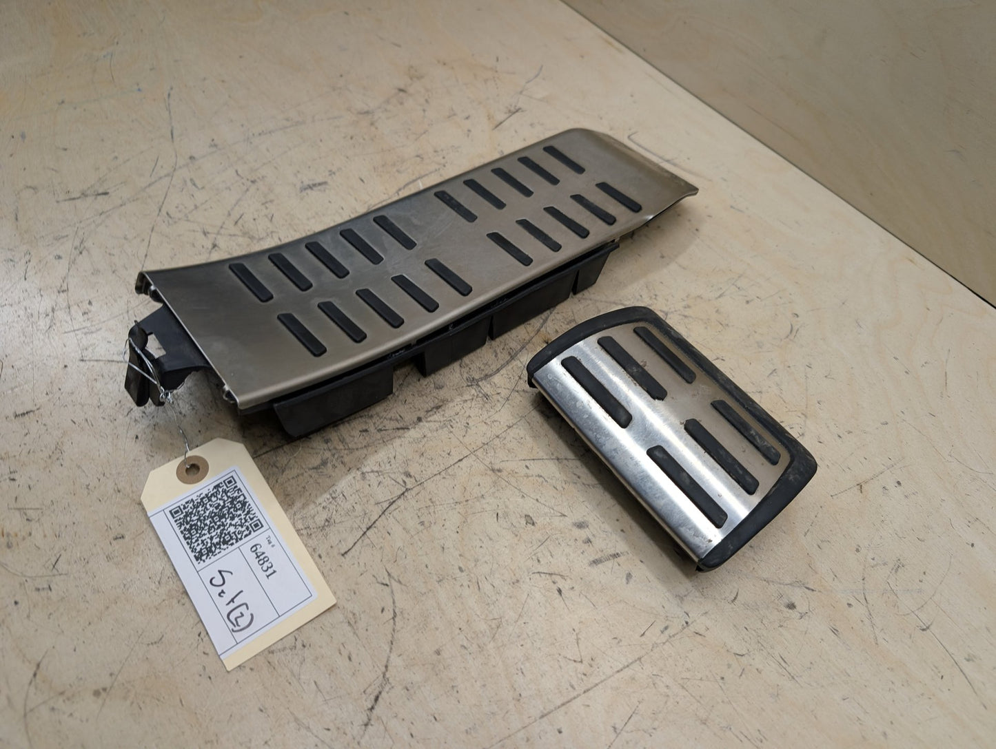 2011-2017 Audi RS5 8T Aluminum Gas Accelarator Pedal Cover SET 8K1864777A OEM