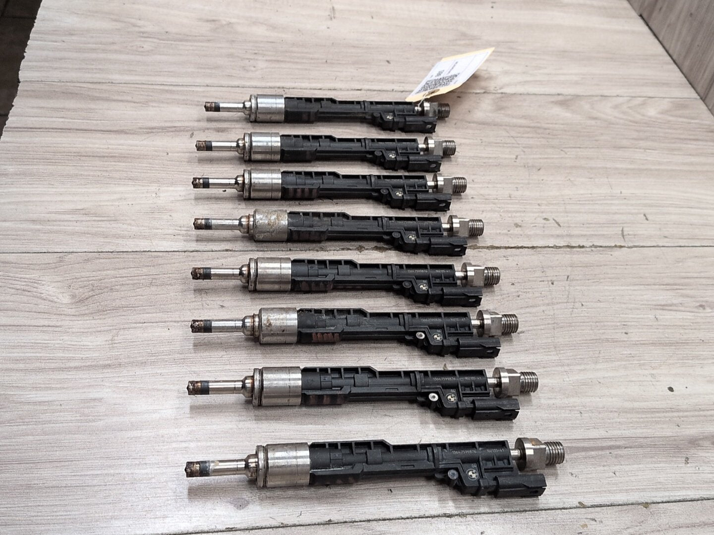 OEM BMW F10 F13 M5 M6 Engine S63 N63 V8 High Pressure Fuel Injectors SET (8) EU5