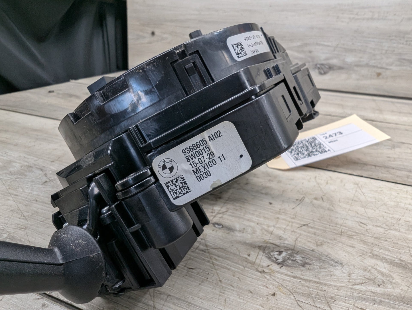 2014 - 2018 BMW X5 F15 Steering Wheel Sensor Clockspring 9368605 N63B