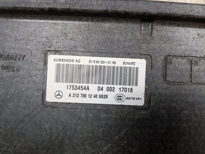 2009-2012 Mercedes-Benz E550 W212 Interio Headliner Sun roof Slide Trim