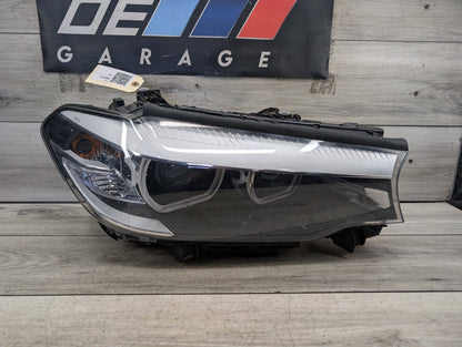 17-19 OEM BMW Front Right Passenger Headlight w/ Modules SET LED AHL