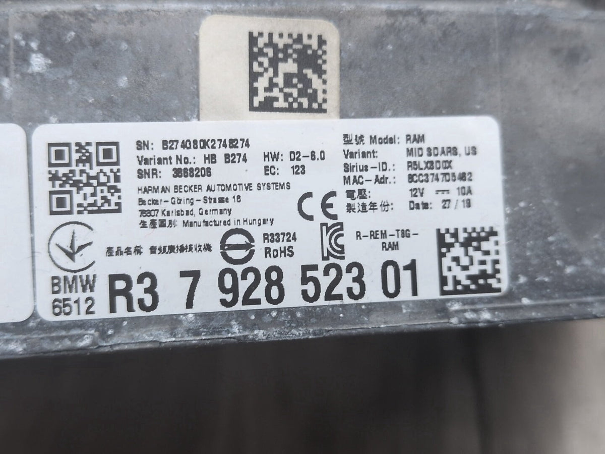 2019-2026 BMW M340i G20 Radio Receiver Module 7928523 OEM