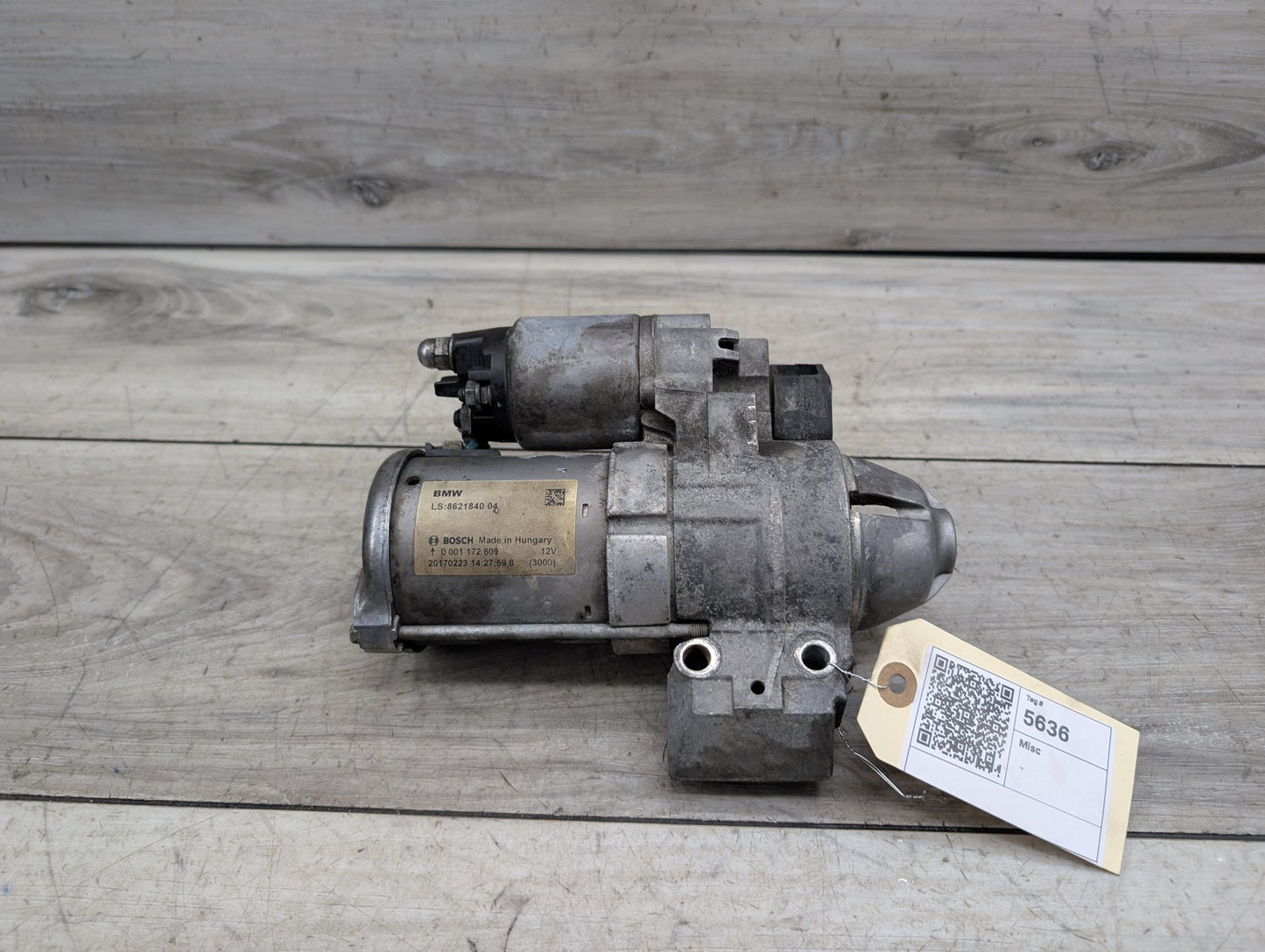 16-20 OEM BMW F22 F23 F30 F32 F33 F36 G01 G12 G30 BOSCH Engine B58 Starter Motor