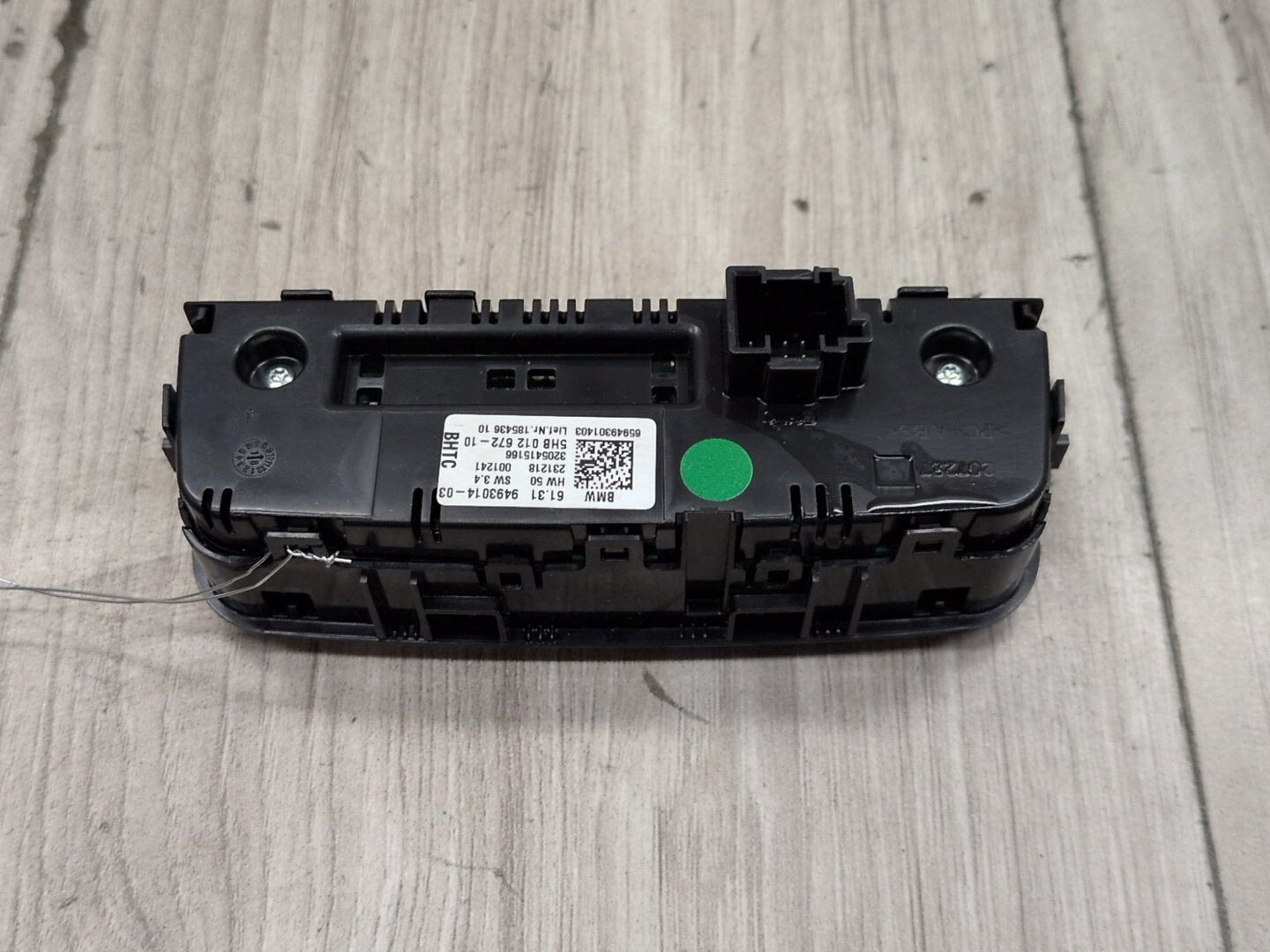 OEM BMW G01 G02 F97 F98 X3 X4 AC Rear Heater Climate Control Switch Panel