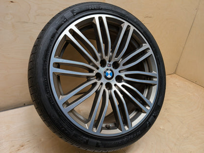 OEM BMW BMW G30 530 540 M550 Rear Wheel Rim Style 664M Silver R19x9" ET44