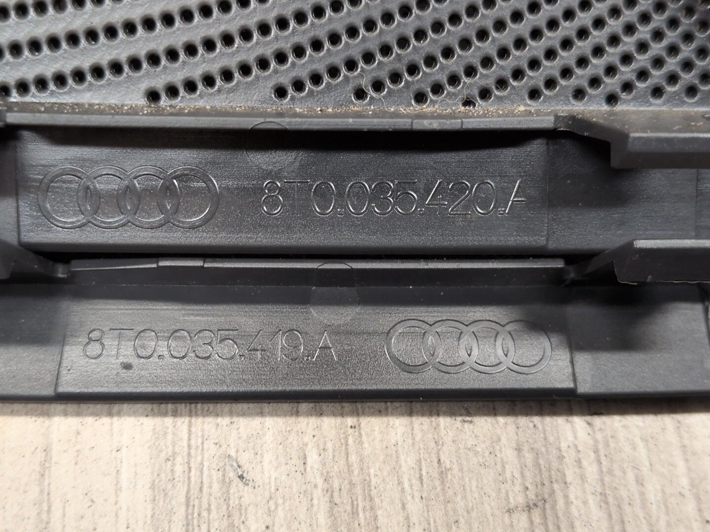 2008-2017 Audi S5 8T B8 Front LEft Right Center Dash Door Speakers Grille Cover SET