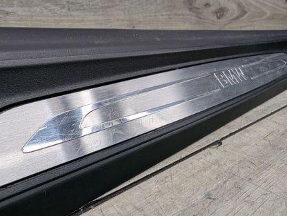2012-2018 BMW 340i F30 Front Left Right Scuff Plate Door Sill SET 7410460
