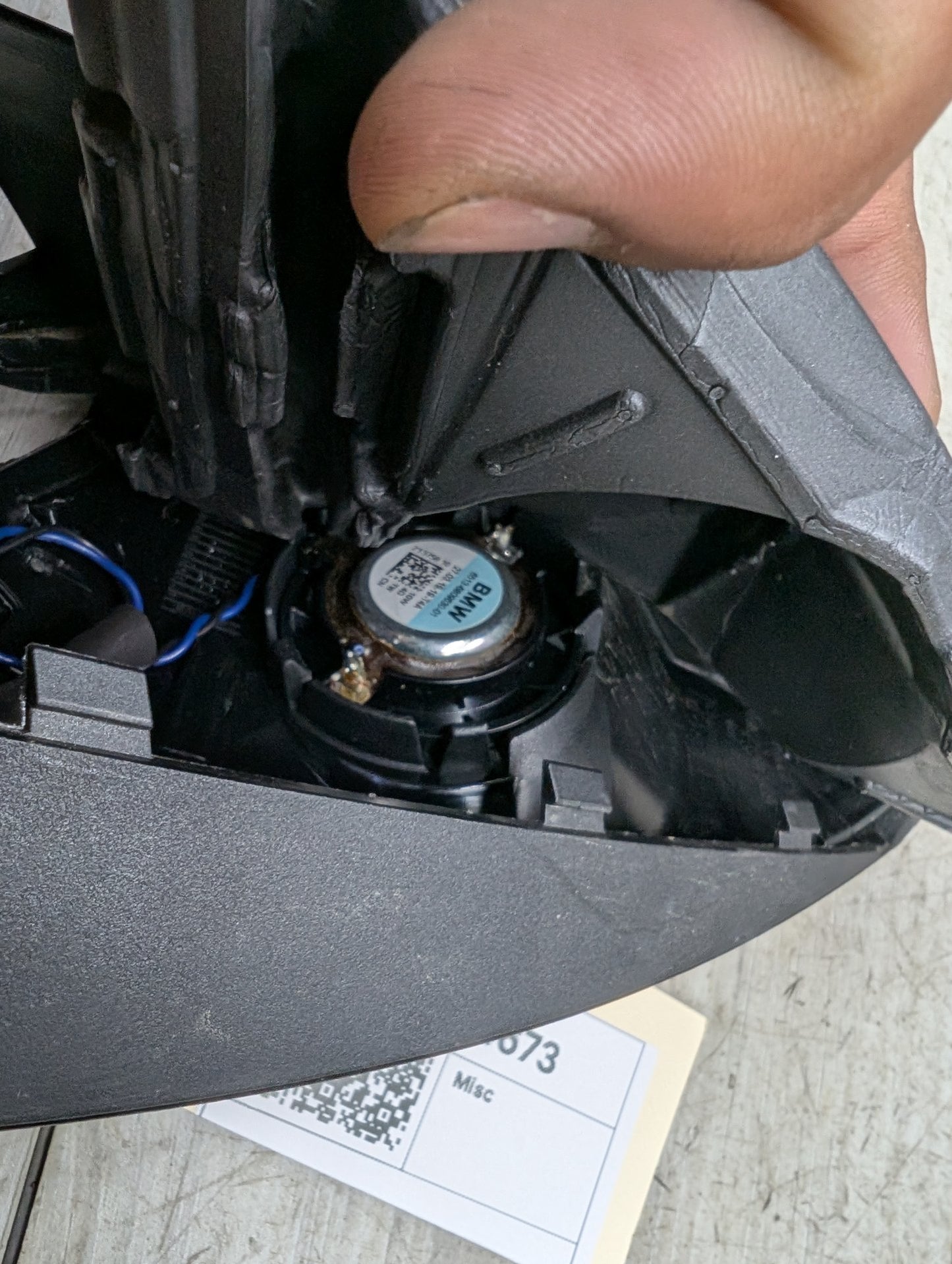 2018 - 2024 BMW X3 G01 Front Left Right Door Triangle Corner Speaker Assemblys SET 7419325 B46B20O1
