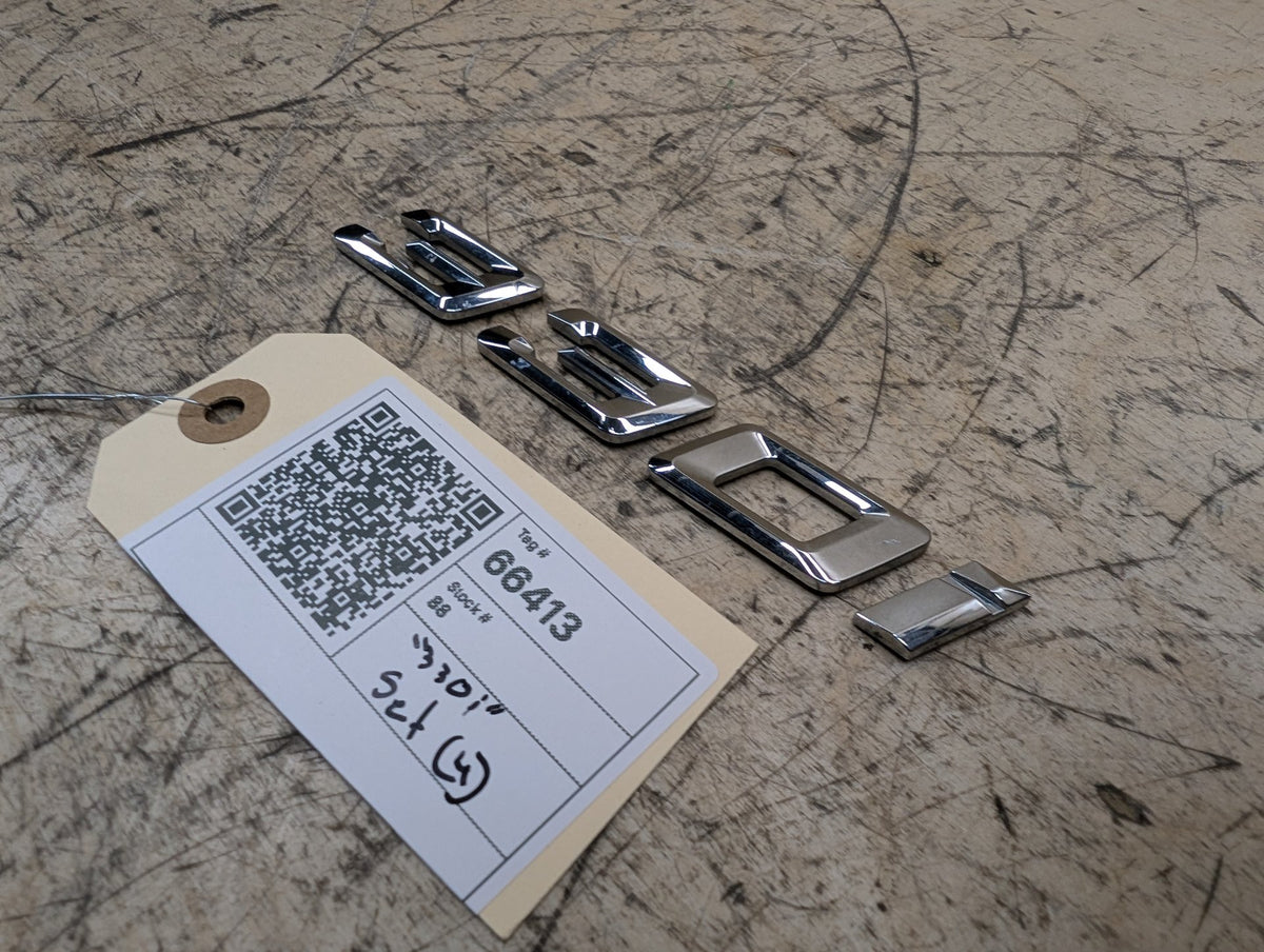 2019-2026 BMW 330i G20 Liftgate Trunk Lid Emblem 7494320 OEM