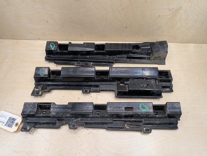2012-2018 BMW 335i F30 Left Driver Side Skirt Rocker Panel Brackets SET 7256919
