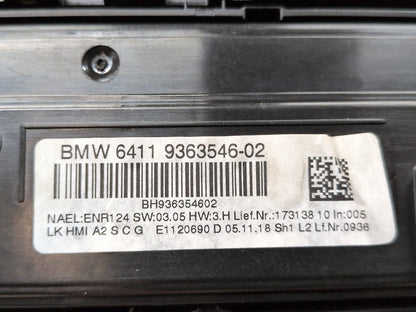 2014 - 2020 BMW 440i F36 Front AC Heater Climate Control Switch 6832881 B58B30M0