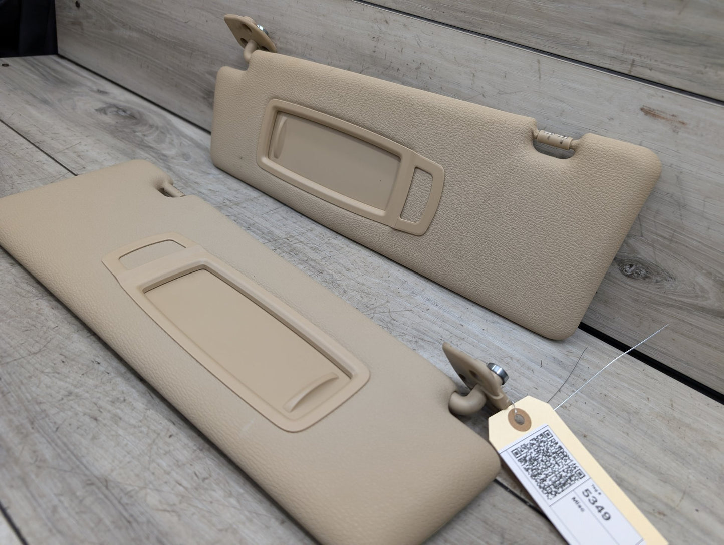 2007-2013 BMW X5 E70 Front Left Right Sun Visor SET