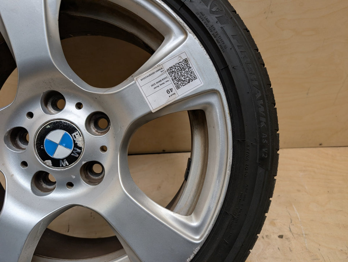 06-13 OEM BMW E90 E92 E93 Alloy Wheel Rim 17x8" ET34 Spider Spoke Style 157"