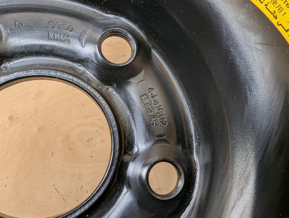 2015-2018 Audi Q3 8U Emergency Spare Wheel Rim Tire 5N0601027E