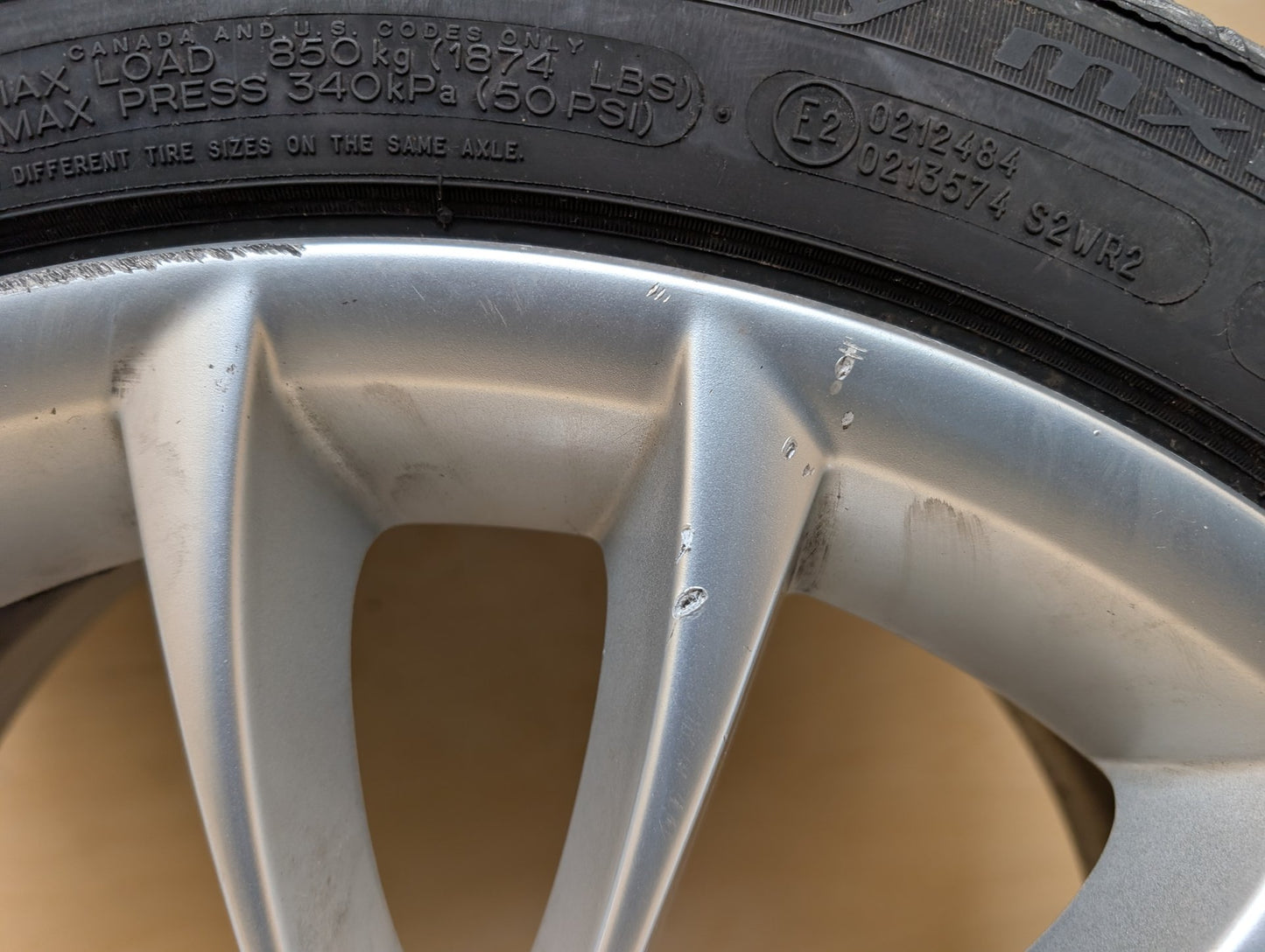2010-2017 BMW 535i GT xDrive F07 Wheel Rim 7841819