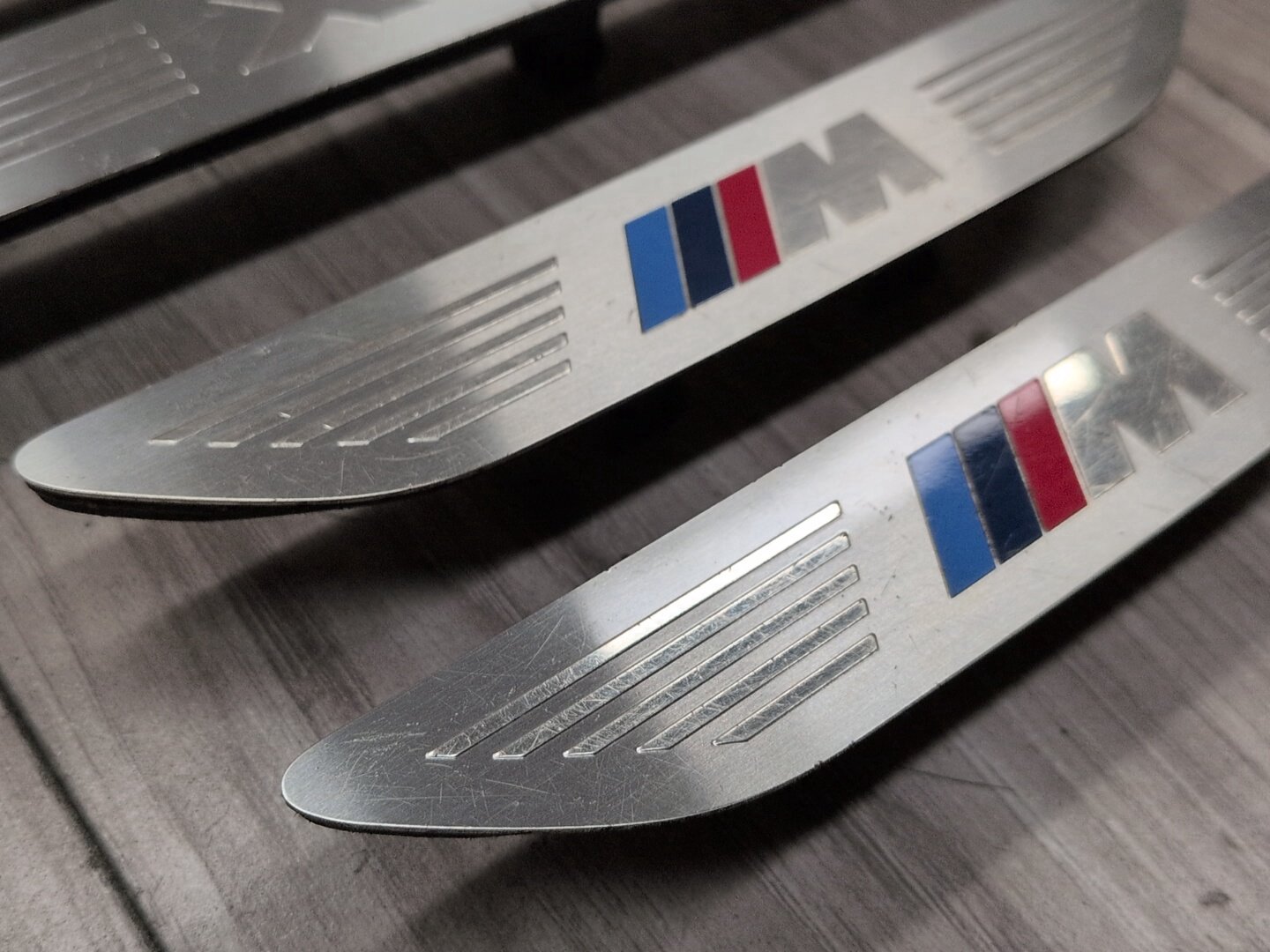 2015 - 2019 BMW X6 F86 Front Rear Left Right Scuff Plate Door Sill SET 7370423 S63B44T2