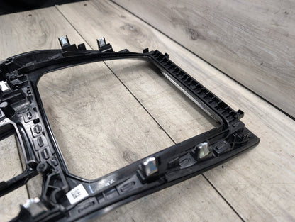 18-21 OEM BMW G01 G02 X3 X4 Center Console Interior Trim Oak Dark High Gloss