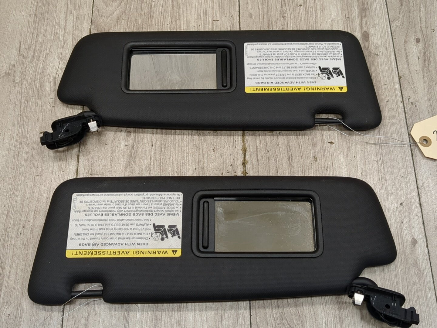 2013 - 2017 Audi S5 8T Front Left Right Sun Visor SET 8U0857551F CTUB